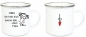Preview: ♥ Tasse Emailletasse Strichmännchen Oma ... Name,  Wunschname, Dankeschön, Abschied, Jubiläum, Geschenk, Becher von Lüttentüddel